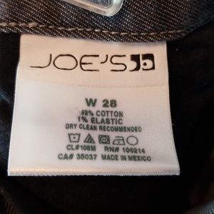 Joe's Jeans Lightwash Black Denim Size 28